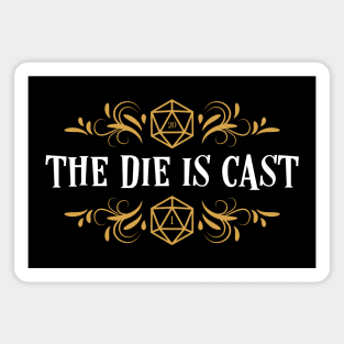 The Die is Cast D20 Julius Caesar Magnet